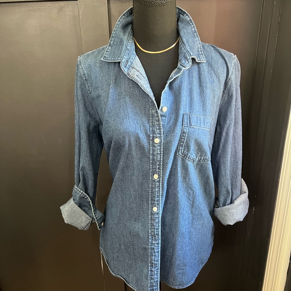 J.Crew Soft Denim Button Down